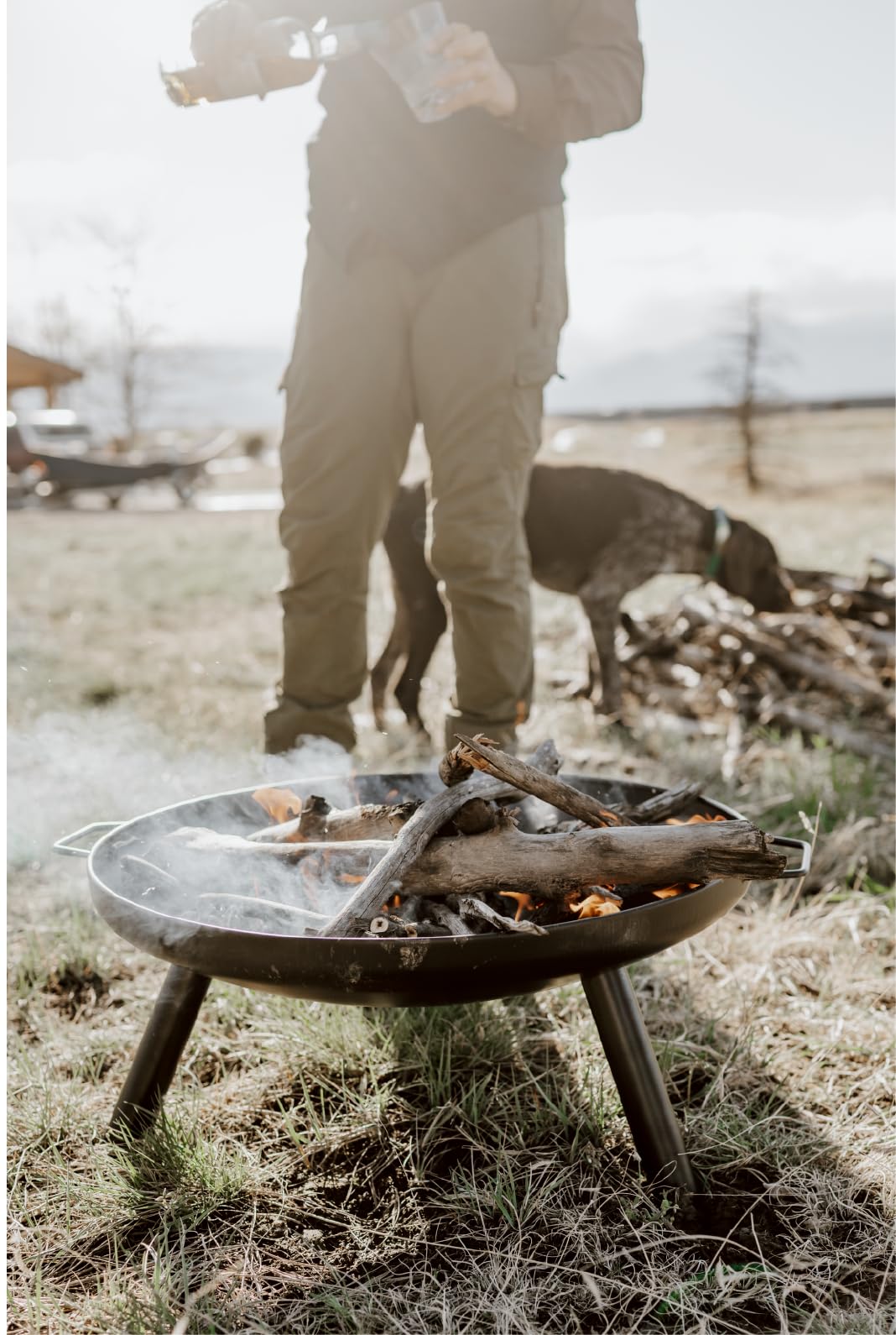 Gas One camping and backyard use promotes ambient warmth with ease.