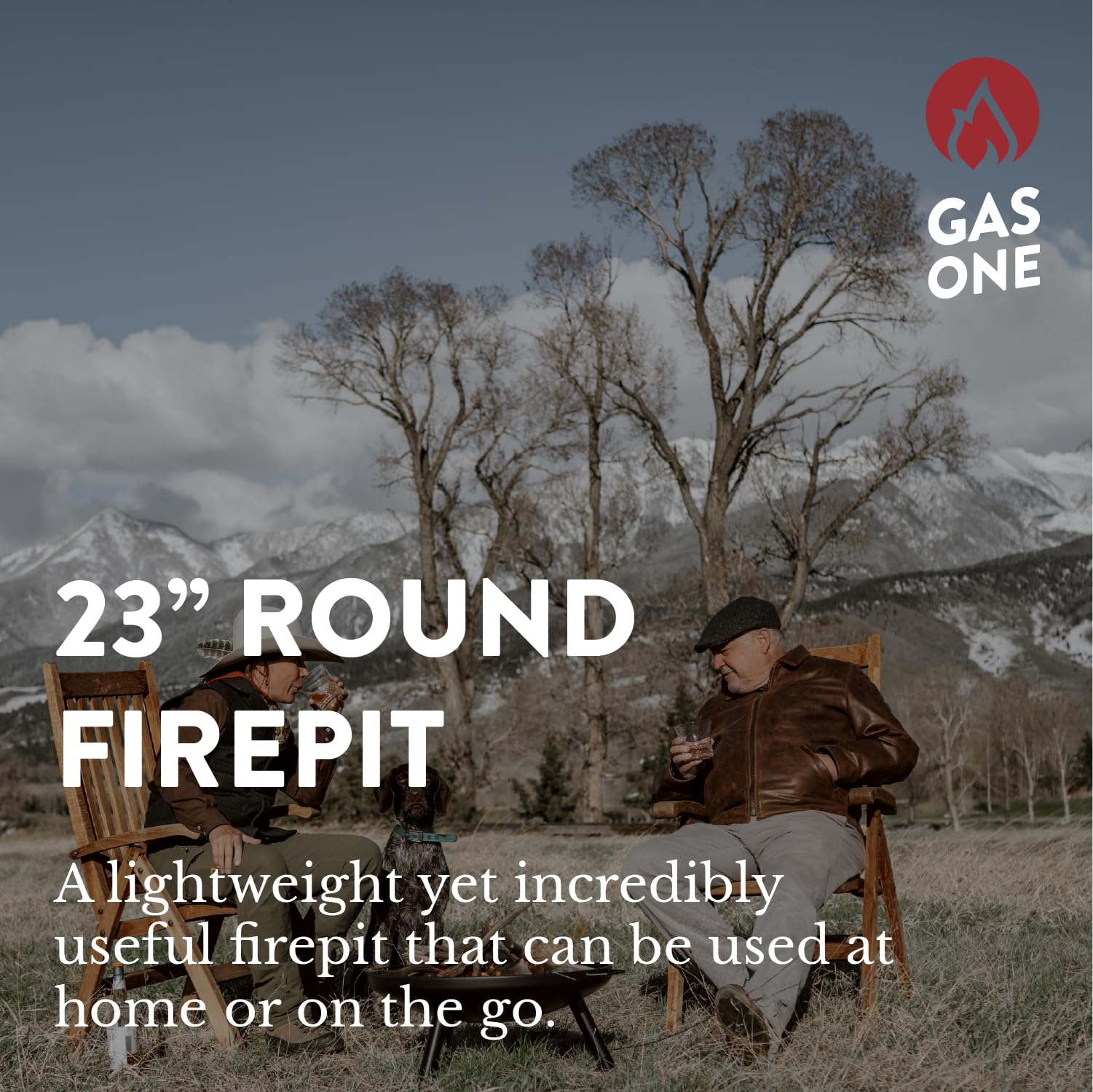 Gas One outdoor fire pit sturdy assembly ensures safe, stable use.