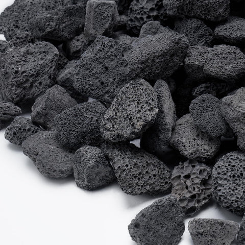GASPRO lava rocks 1-3 inch base layer for stable fire pit performance