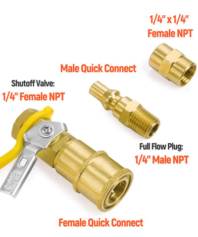 GASPRO weather-resistant brass fittings perform in extreme temperatures