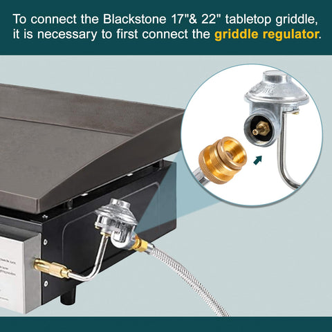 GasPro buddy heater connection for reliable outdoor warmth.
