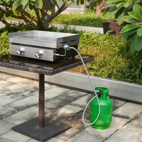 GasPro Coleman camp stove adapter for portable meals.