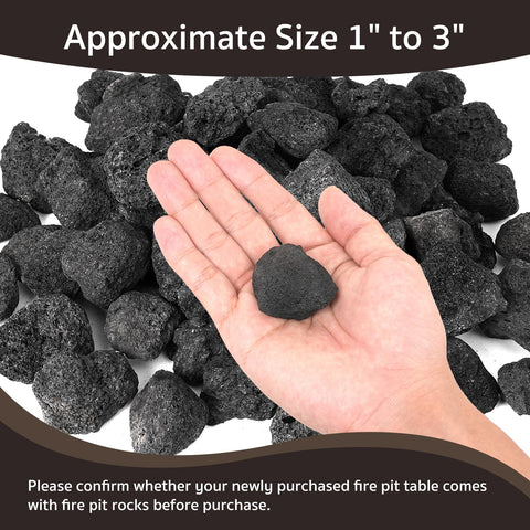 GASPRO durable black lava rocks maintain color under high heat