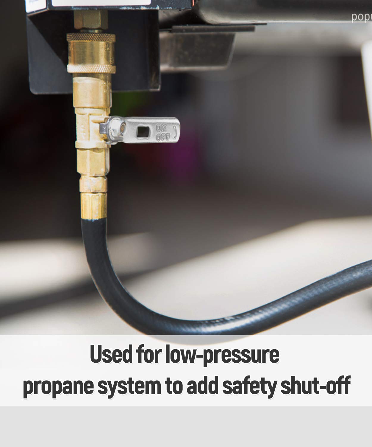 GASPRO easy-install quick-connect kit simplifies setup for campers