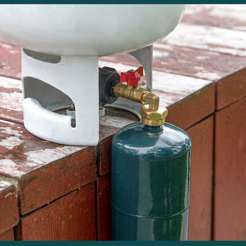 GasPro easy-to-use refill system saves time on multiple fills.