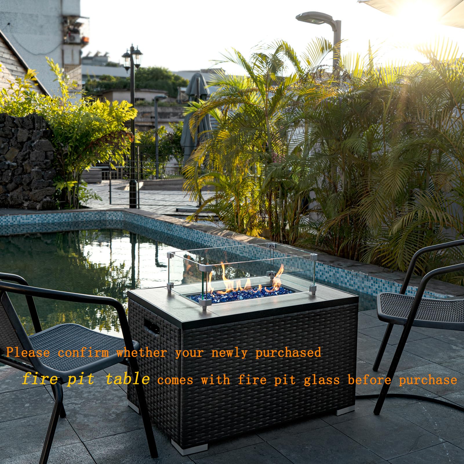GASPRO fire glass is easy to clean and maintain.