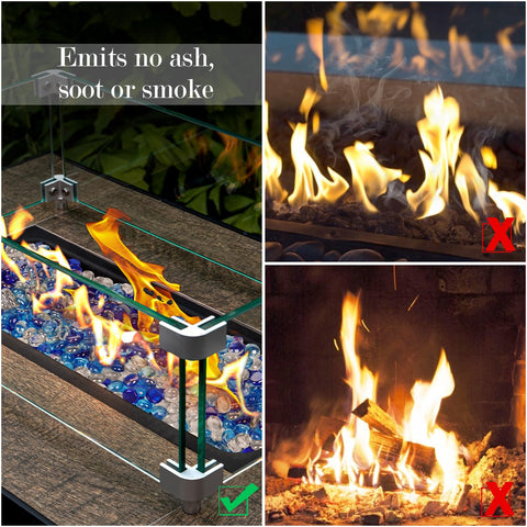 GASPRO fire glass rocks deliver safe, durable visuals without smoke.