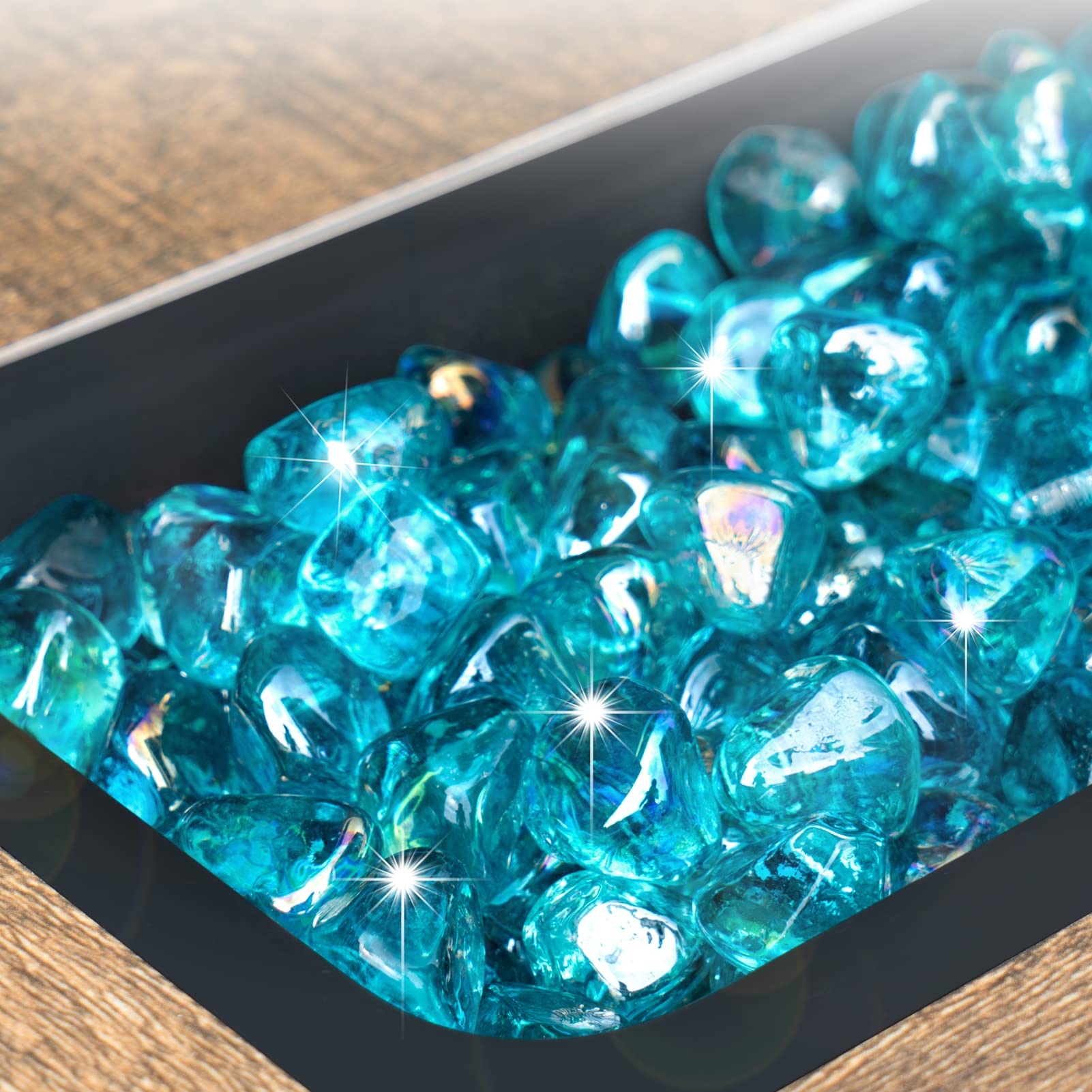 GASPRO fire place glass diamonds for easy maintenance