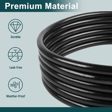 GASPRO 12-foot flexible hose allows safe appliance placement at a comfortable distance.