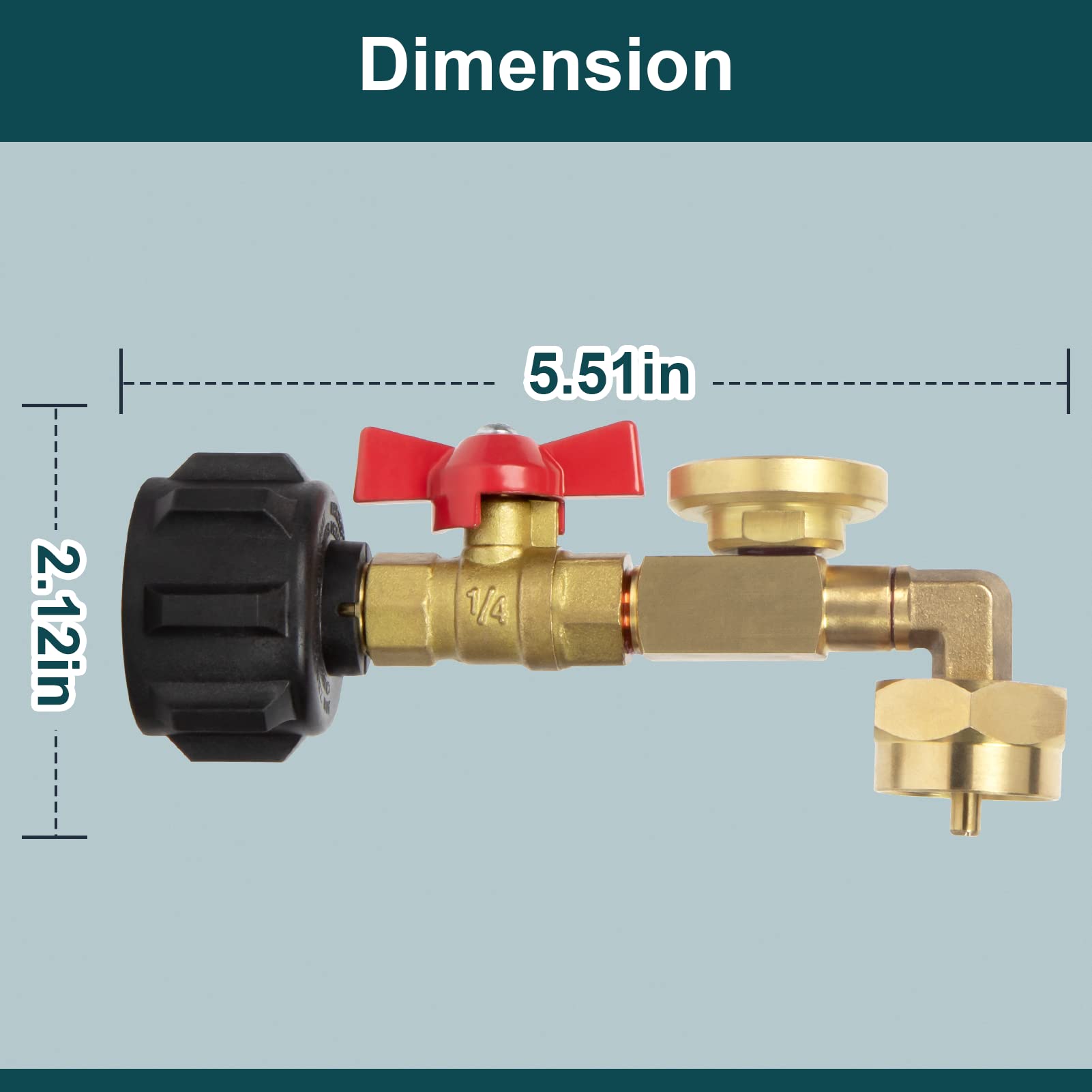 Safe control valve reduces leakage risk during refilling