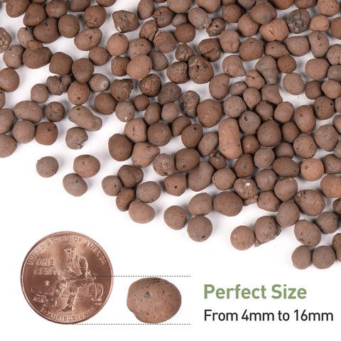 GASPRO leca balls arranged to optimize aeration and drainage