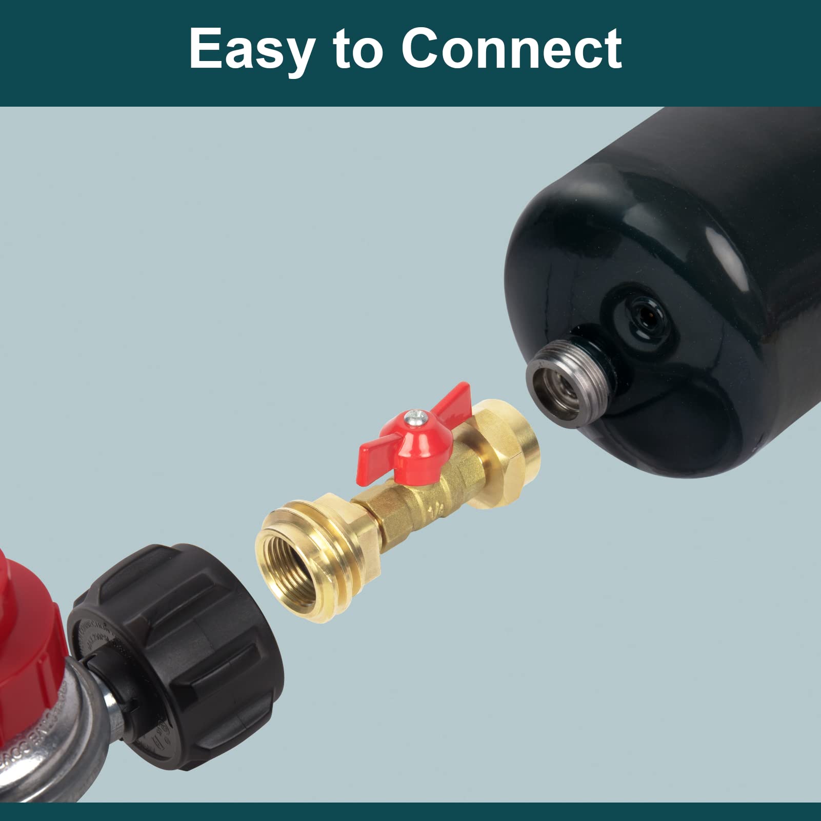 GASPRO on-off valve enables precise gas control during cooking