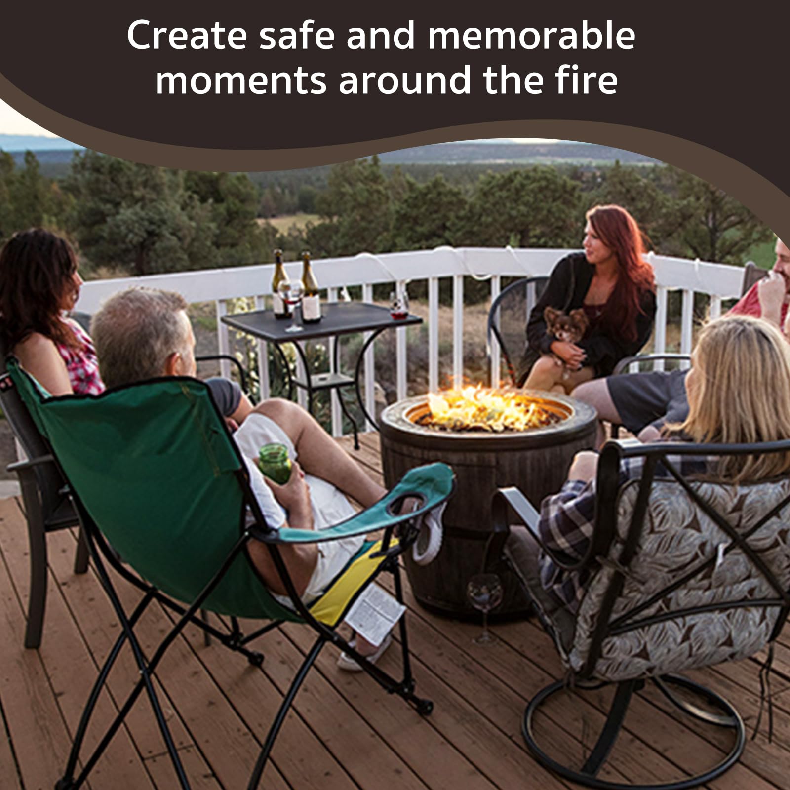 GASPRO lava rocks suit outdoor and indoor gas installations