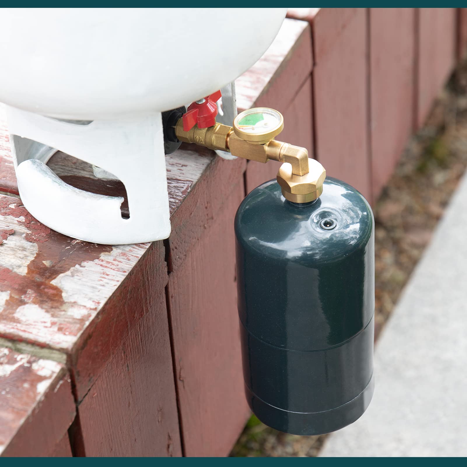 Compact portable refill solution for camping, tailgating, and backyard cooking