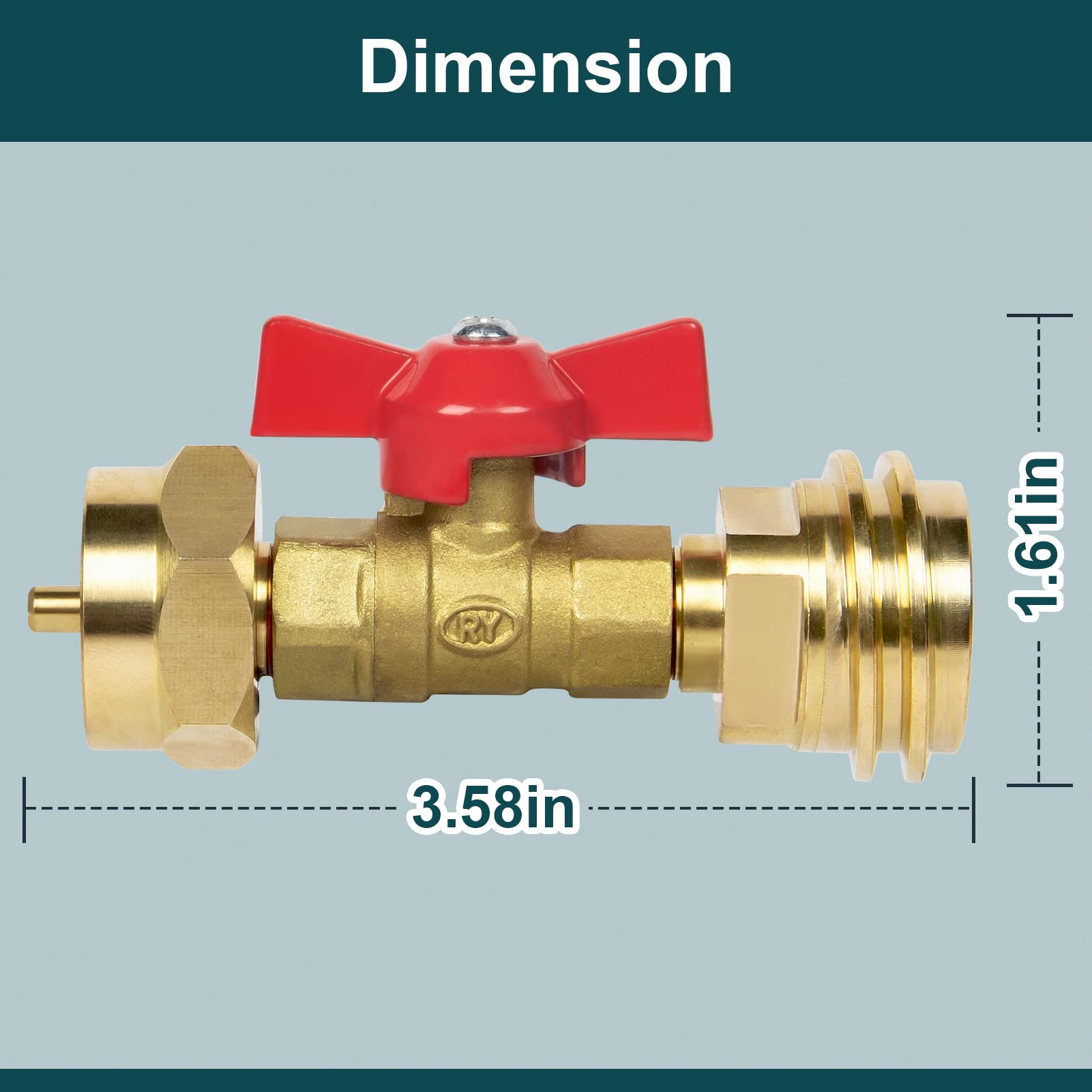 GASPRO propane hose-compatible adapter for secure connections