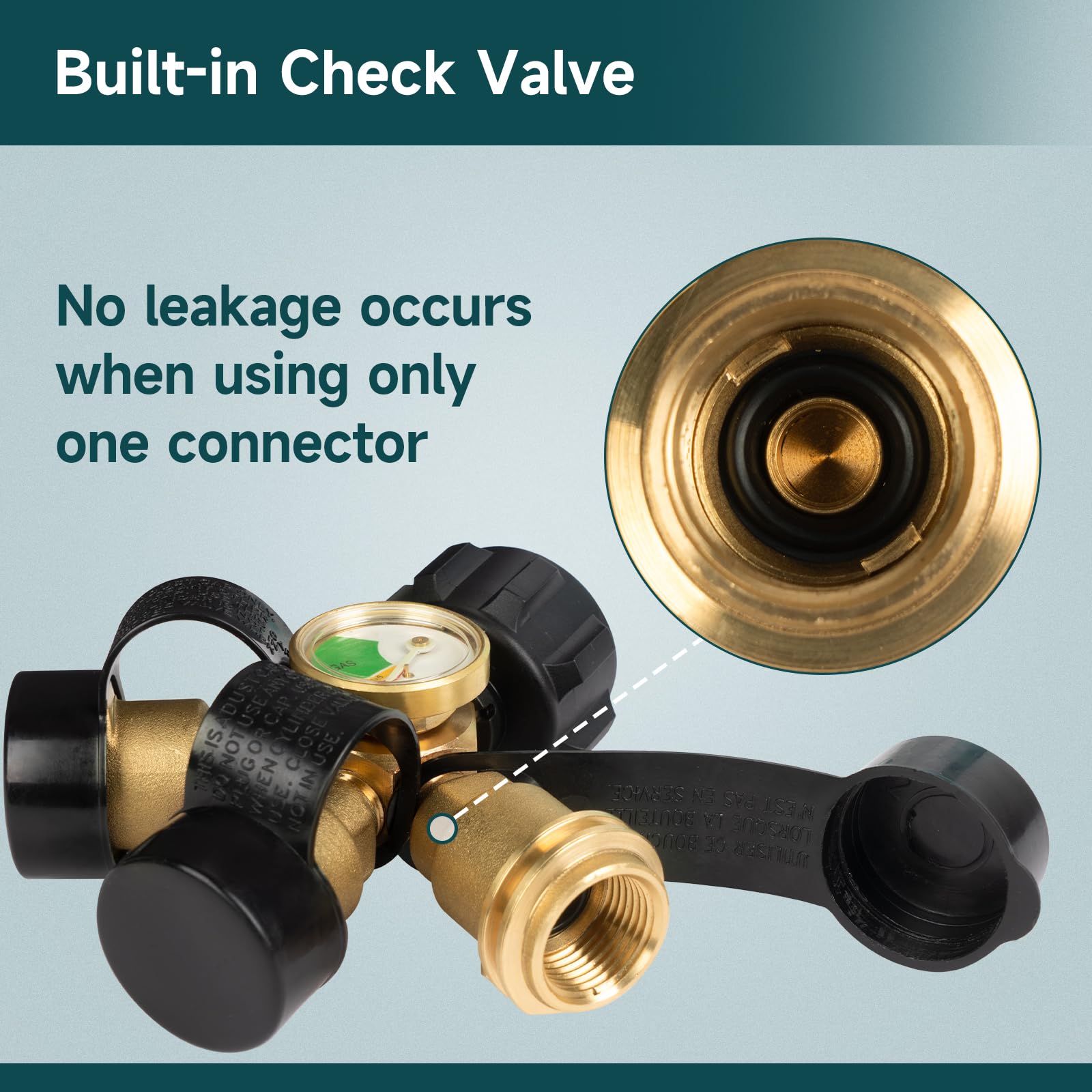 GASPRO tank-connection demonstrates secure hose mounting for leak-free setup.