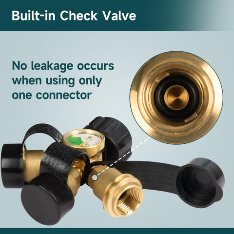 GASPRO tank-connection demonstrates secure hose mounting for leak-free setup.