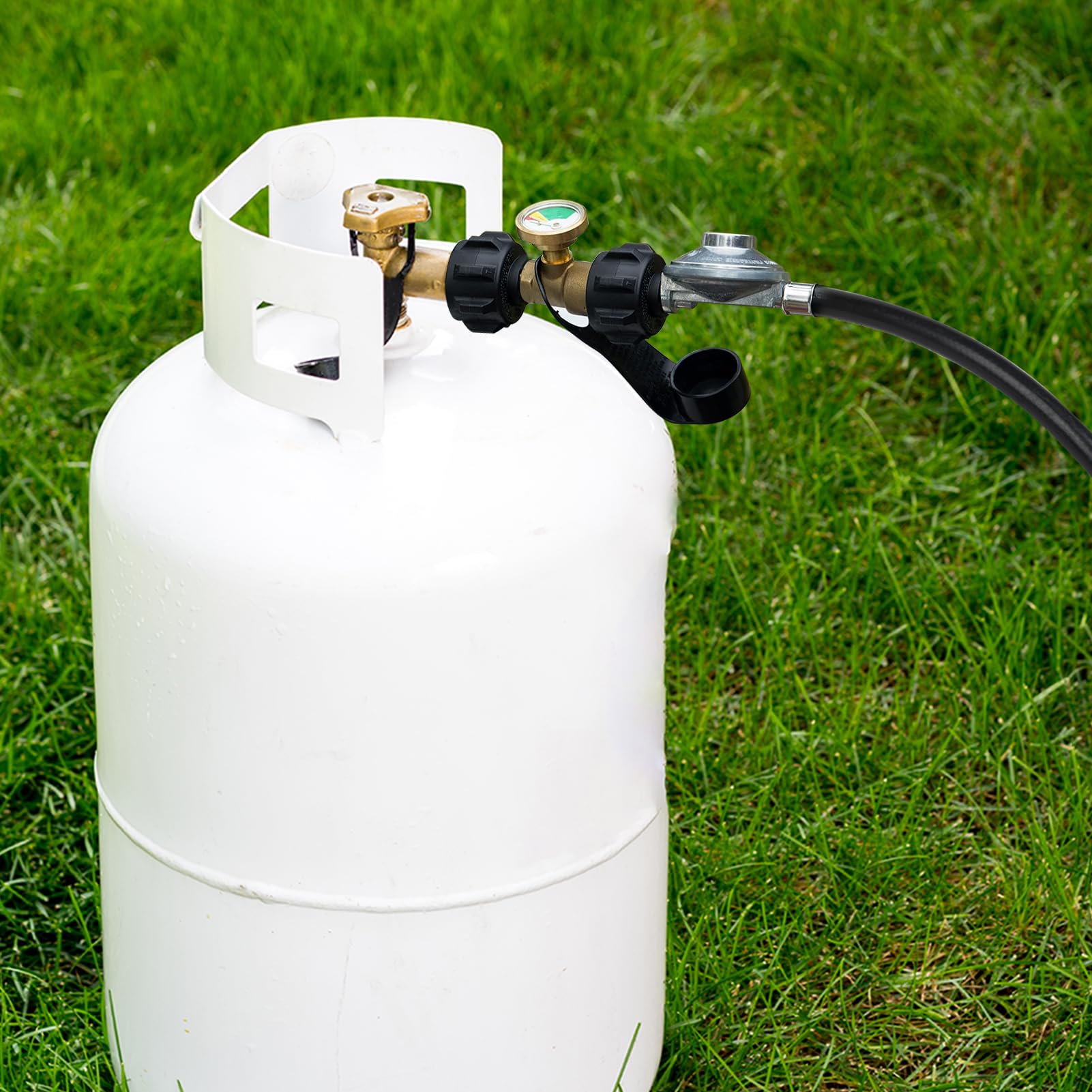 GasPro gauge helps monitor level without lifting or disassembly, reducing hassle