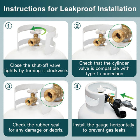 GASPRO Propane Tank Gauge makes heater setups faster and safer