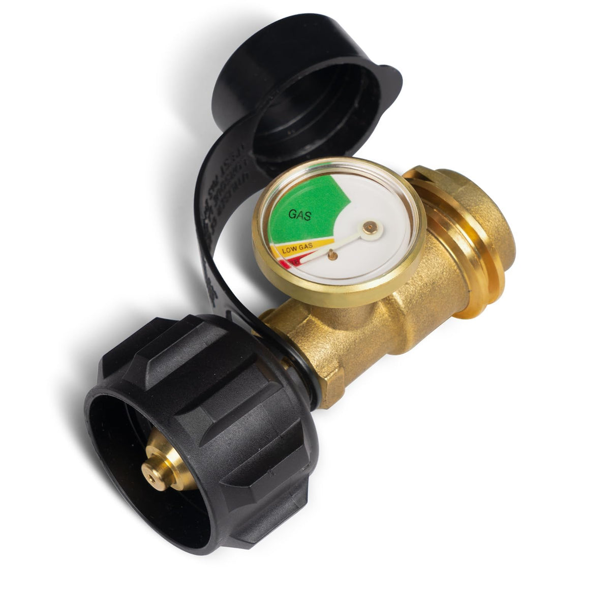 GASPRO Propane Tank Gauge displays a clear level reading for quick refills