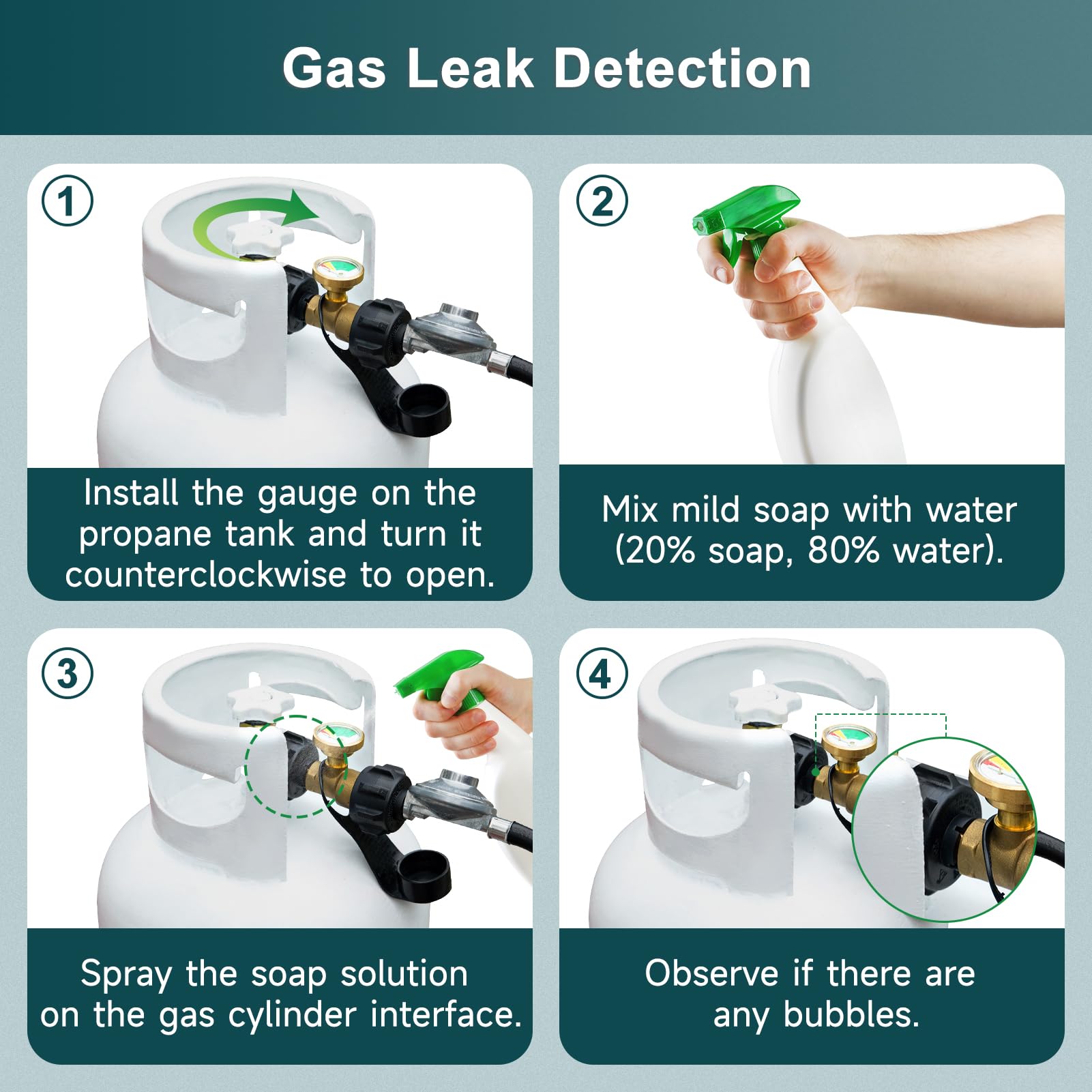 GasPro two-pack for reliable readiness before barbecues, camping trips, or tailgate parties