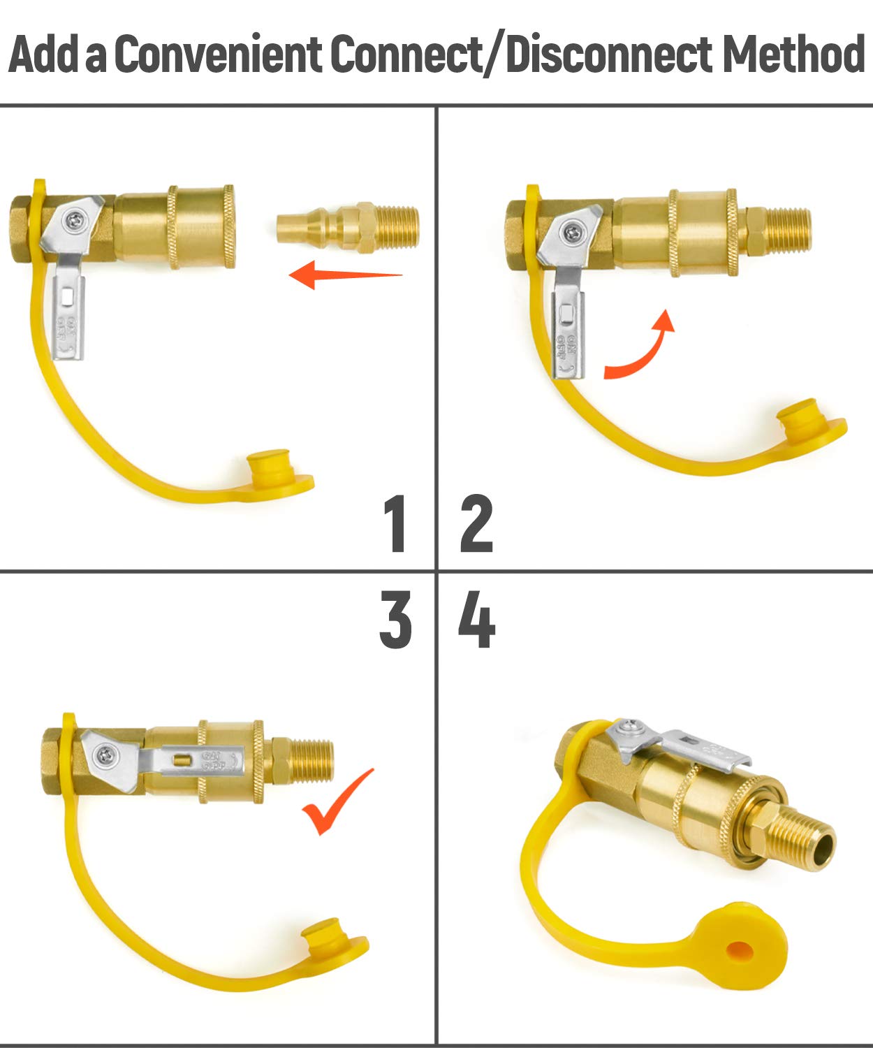 GASPRO shut-off valve ensures precise gas flow control during use