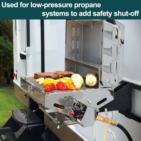 GasPro safe operating temperature range suitable for outdoor propane use.