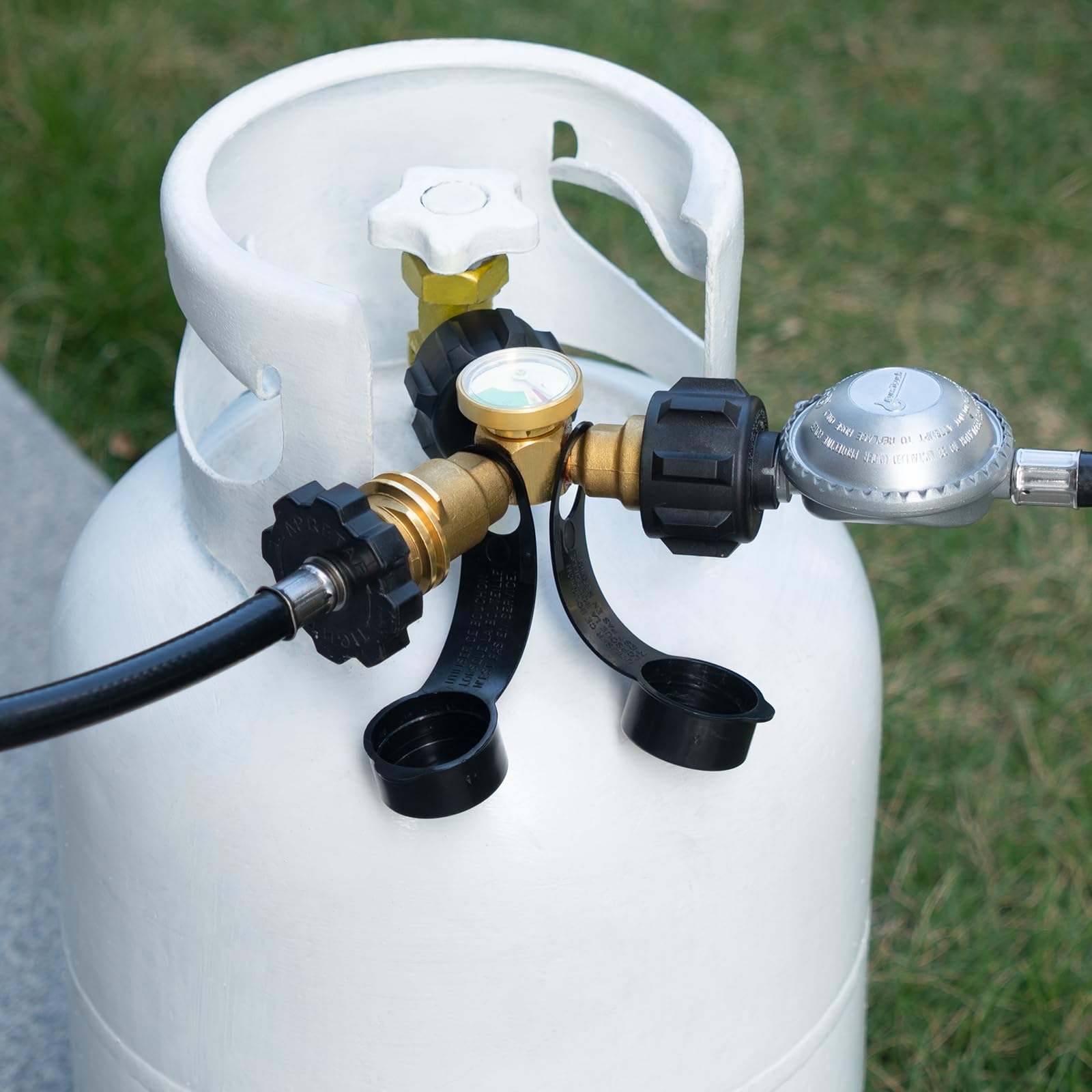 GASPRO safety check valve feature aids secure operation.