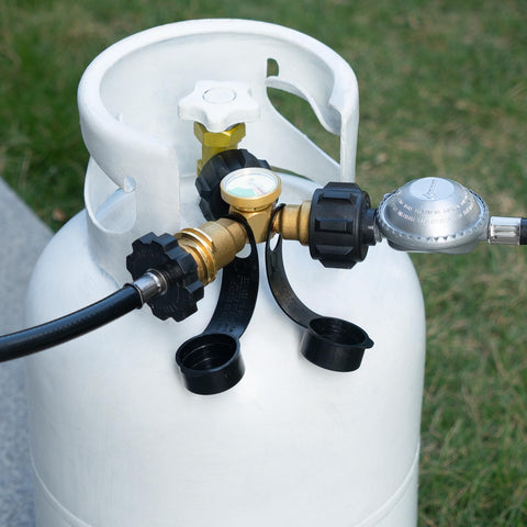 GASPRO safety check valve feature aids secure operation.