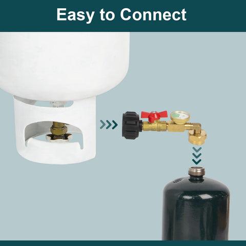 Solid brass construction ensures a secure seal and durable performance
