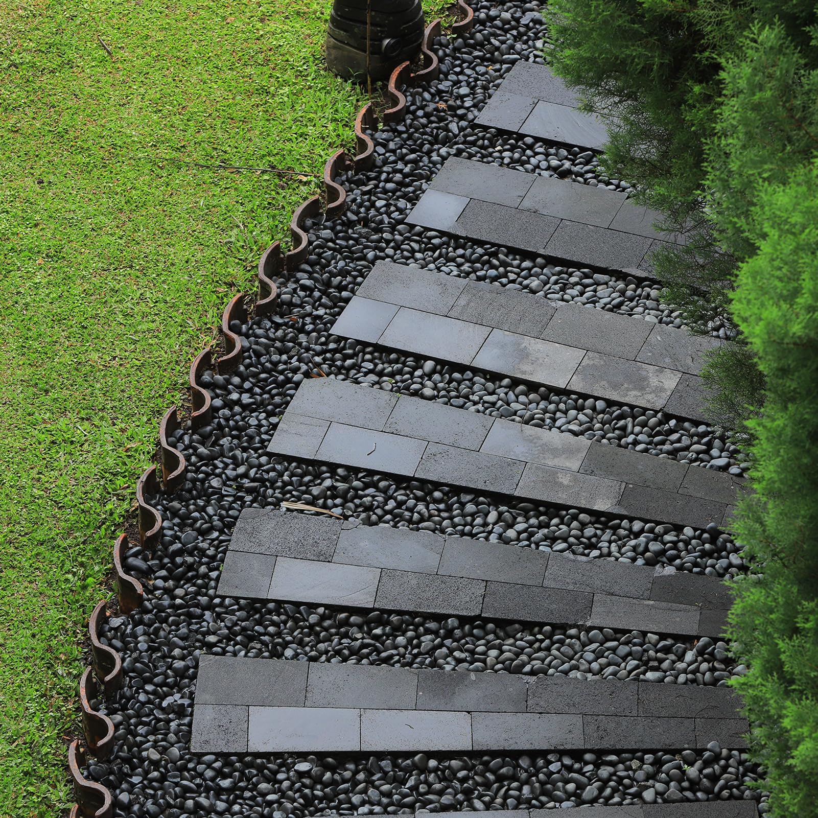 GASPRO decorative rocks are dye-free and natural, ideal for mixed planter arrangements.