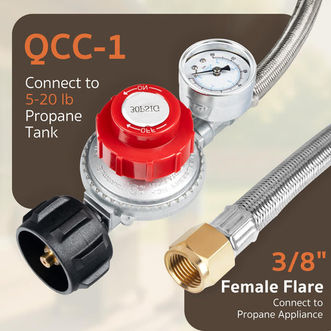 GASPRO turkey fryer-ready setup demonstrates versatile regulator use