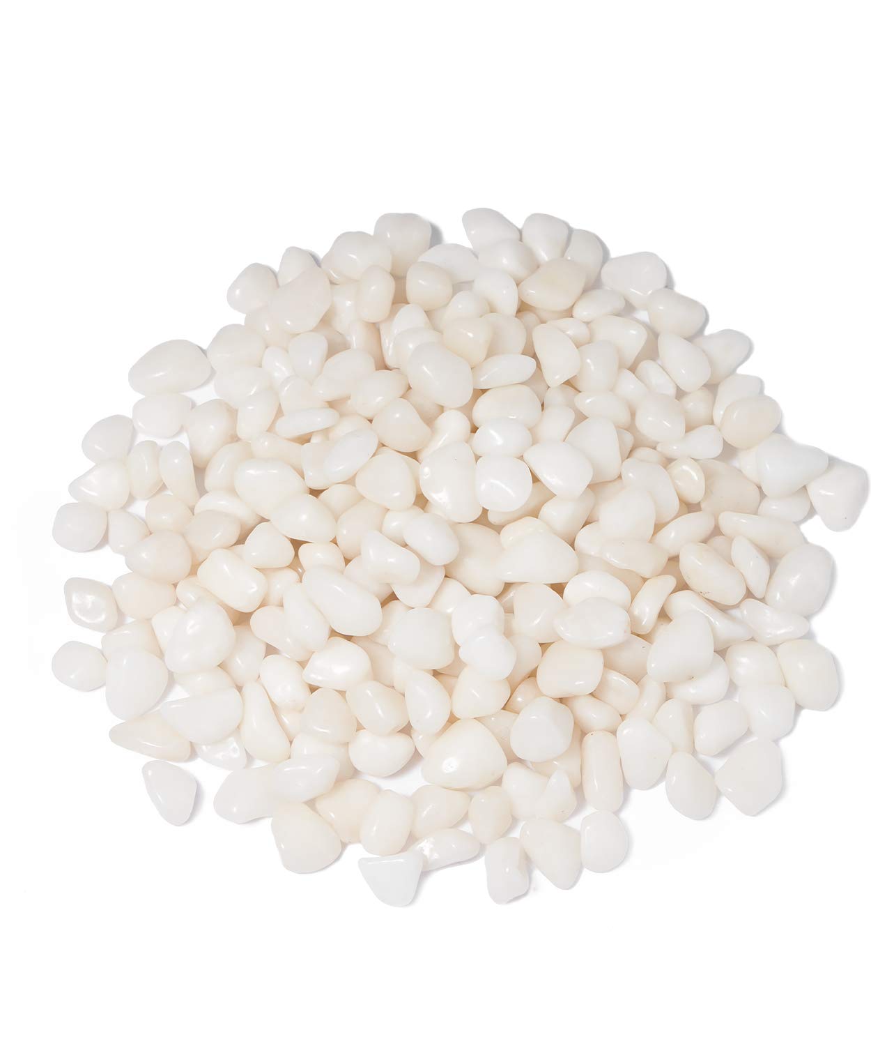 GASPRO white river rocks brightening planter ideas and displays