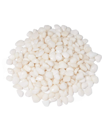 GASPRO white river rocks brightening planter ideas and displays