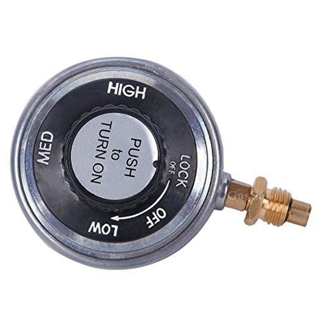 GasSaf 1lb cylinder connection demonstrating easy fuel source for portable grilling
