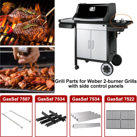 GasSaf 5-pack flavorizer bars provide easy grill upgrade.
