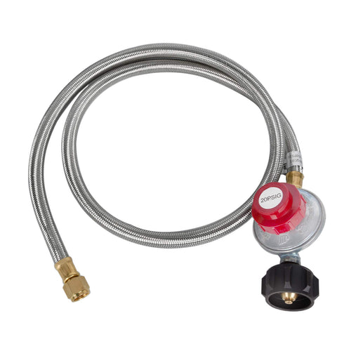 GasSaf 5ft braided hose for propane grills and fryers.