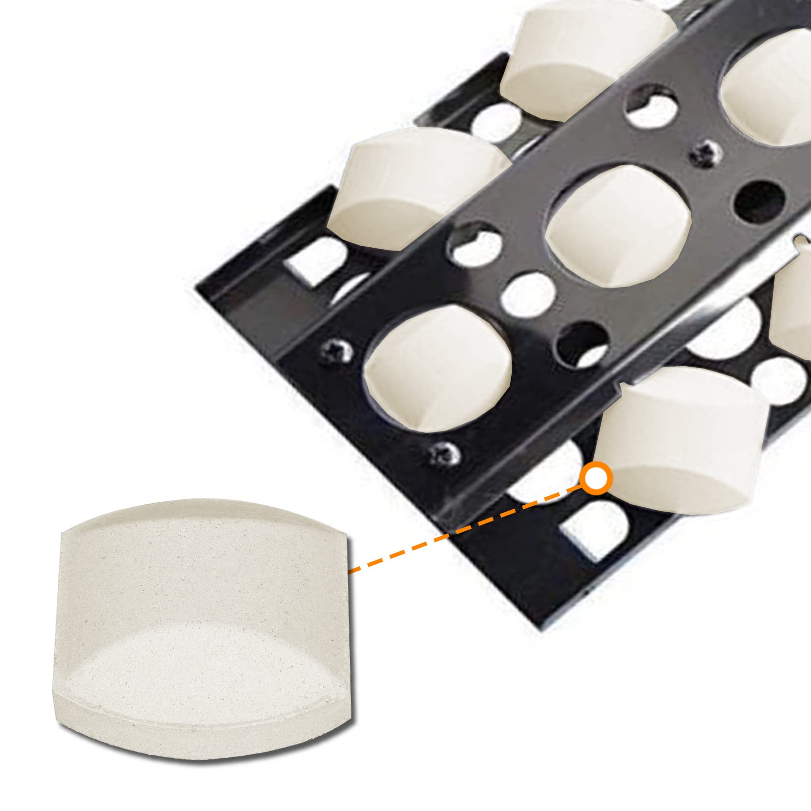 GasSaf briquettes support safer grilling with reduced flare