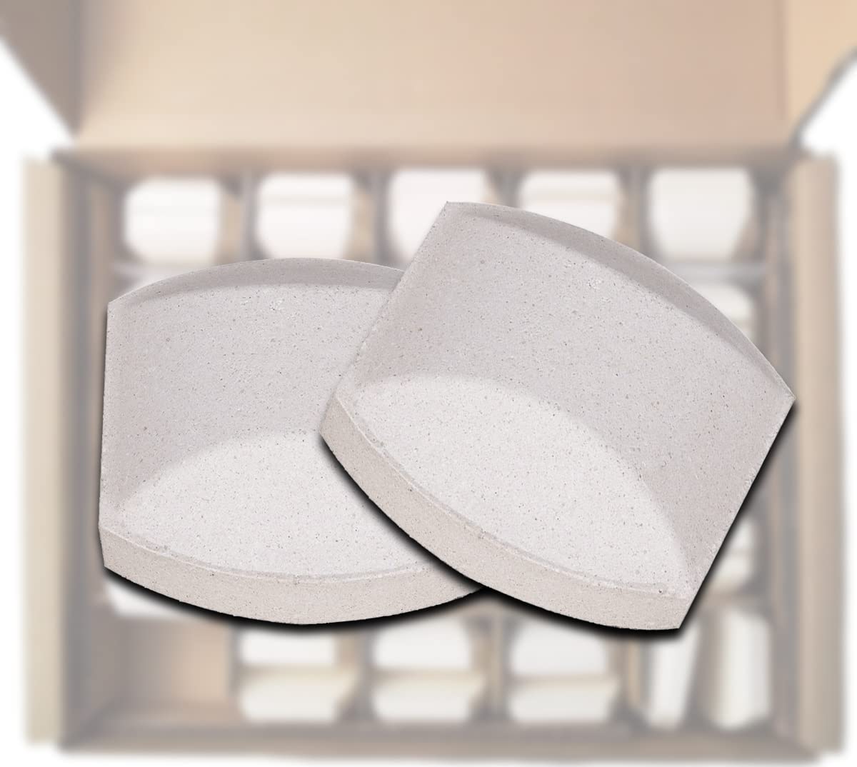 GasSaf briquettes self-cleaning surface burns grease away