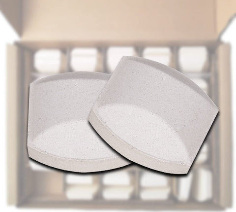 GasSaf briquettes self-cleaning surface burns grease away