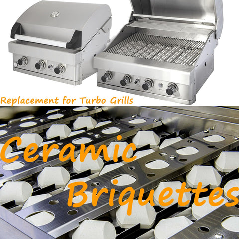 GasSaf briquettes promote even heat distribution during cooking.
