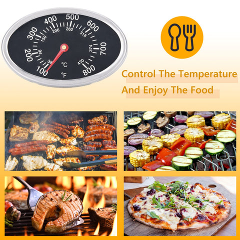 GasSaf durable stainless thermometer for Nexgrill offers reliable temperature readings.