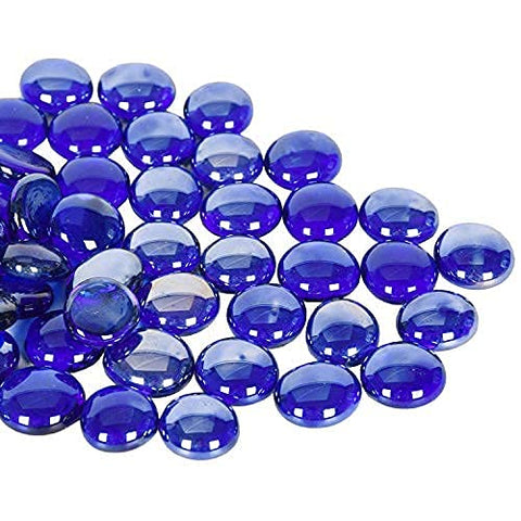 GasSaf blue beads upgrade a fireplace with decorative smoke-free aesthetics