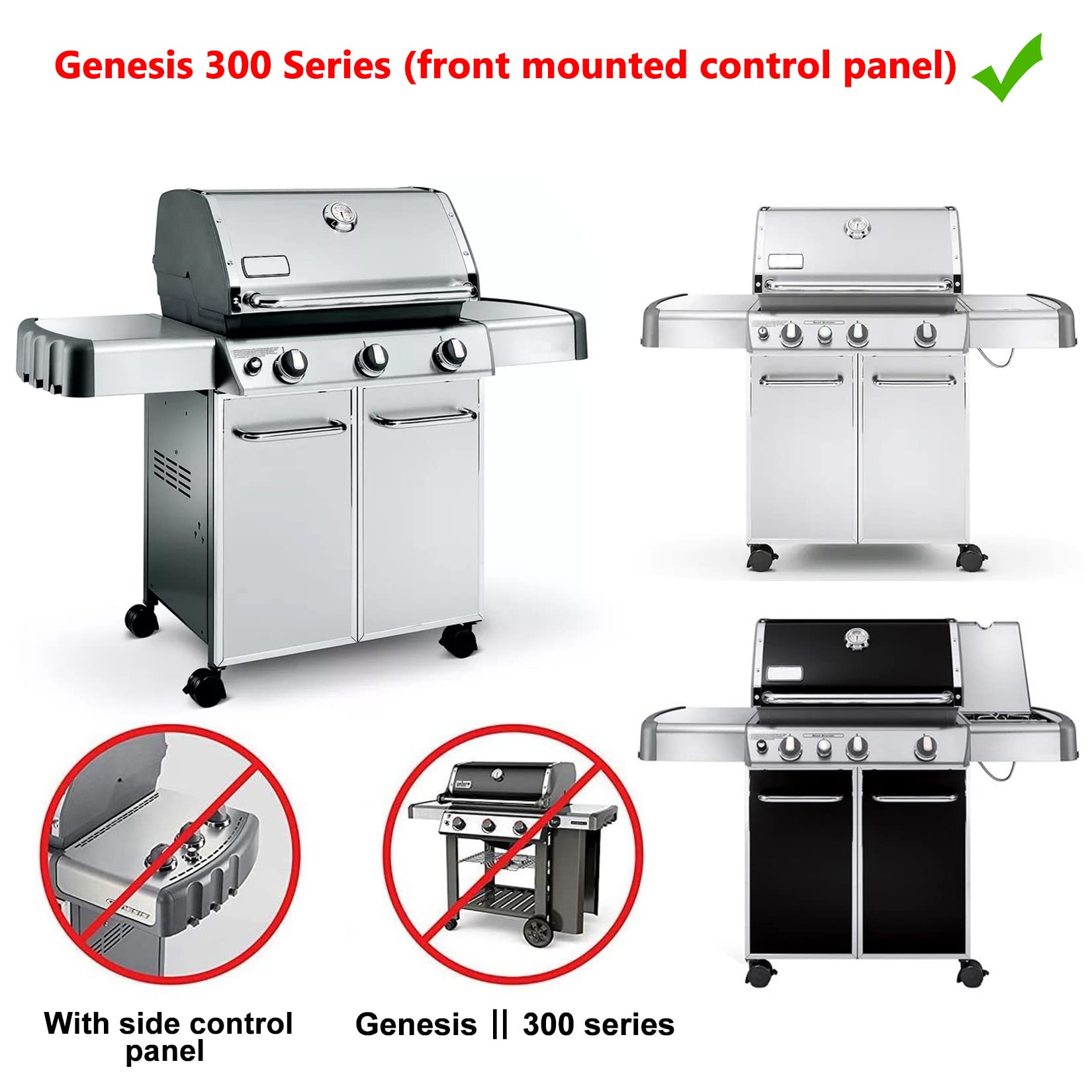 GasSaf 5-pack for Weber EP310-EP320 and S330 grills with 2011-2016 compatibility in view