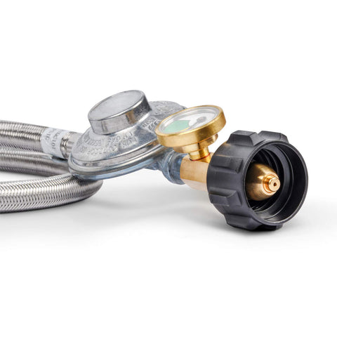 GasSaf setup on grill or fire pit for outdoor evenings.