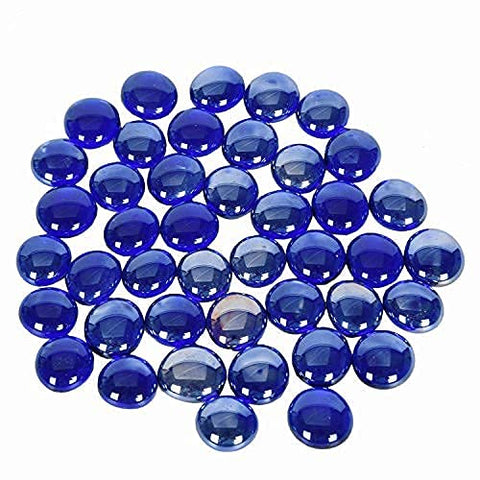 GasSaf blue fire glass for versatile indoor and outdoor decor in 10lb