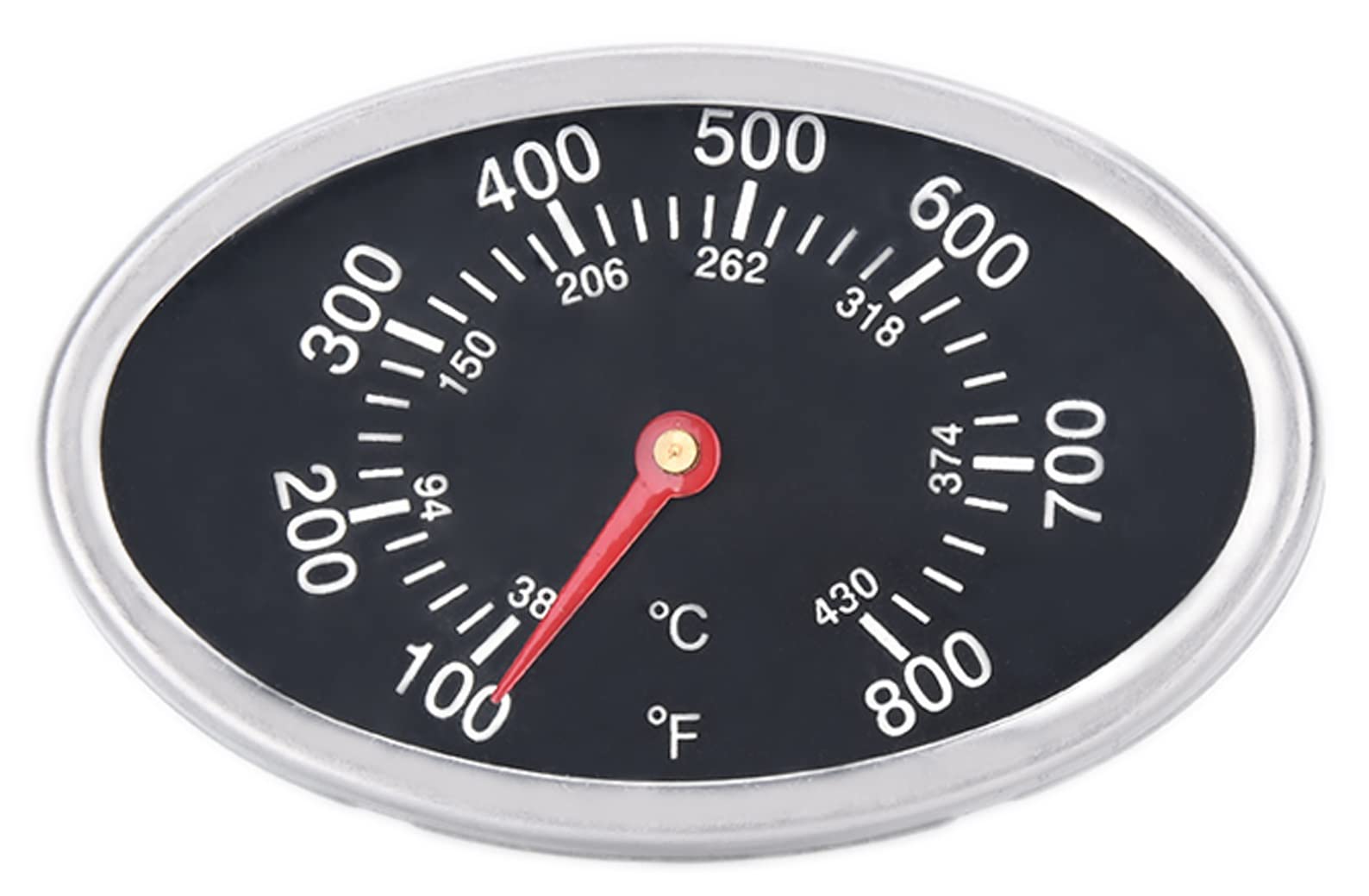 GasSaf lid thermometer replacement for Nexgrill with clear, readable dial.
