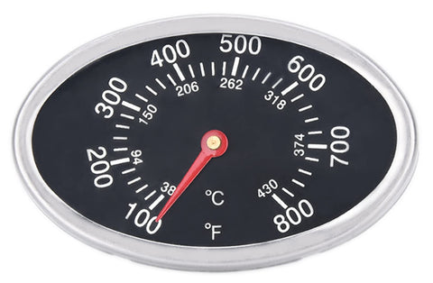 GasSaf lid thermometer replacement for Nexgrill with clear, readable dial.