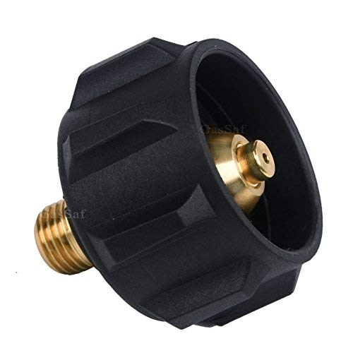 GasSaf QCC1 Acme nut detail showing secure tool-free attachment