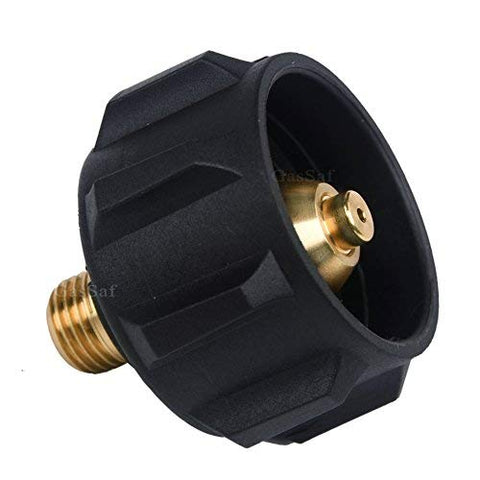 GasSaf QCC1 Acme nut detail showing secure tool-free attachment